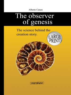 cover image of The Observer of Genesis. the Science behind the Creation Story